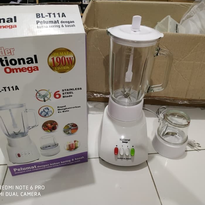Blender National Omega 2in1 Baru, Kuat Awet & Tahan Lama