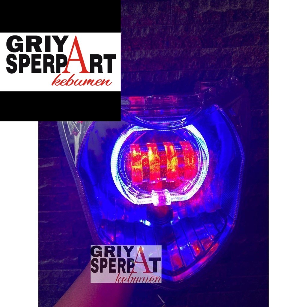 LAMPU DEPAN HONDA VERZA BILED PROJIE LED