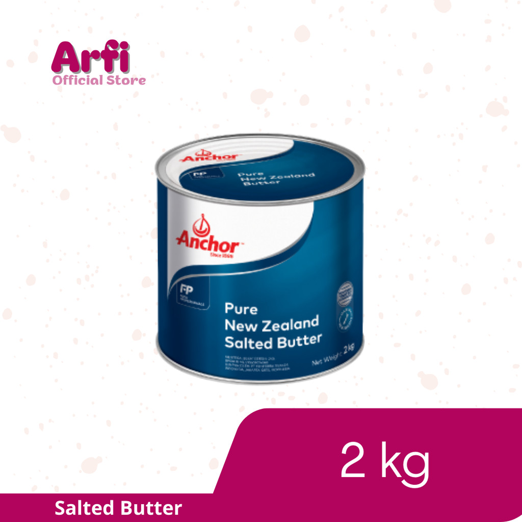 

Anchor salted butter 2 kg - mentega asin