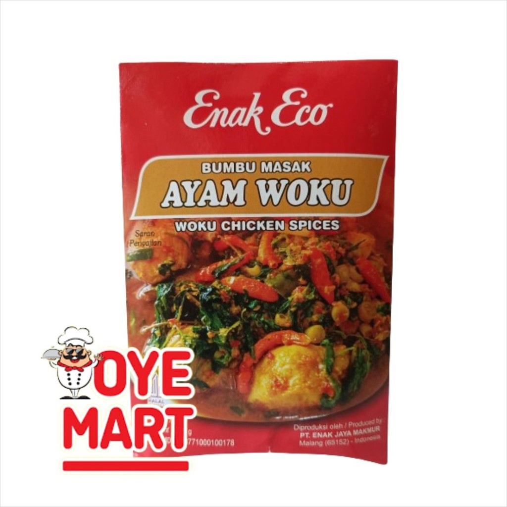 

ENAK ECO BUMBU MASAK AYAM WOKU 75GR / BUMBU INSTAN