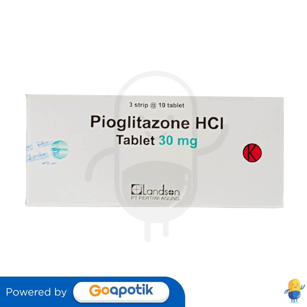 Pioglitazone Hydrochloride Pertiwi 30 Mg Box 30 Tablet