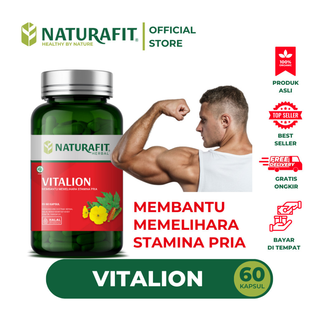 Vitalion 60 Kapsul - Obat Herbal Memelihara Stamina Pria | 100% Alami  Tingkatkan Kualitas Sperma