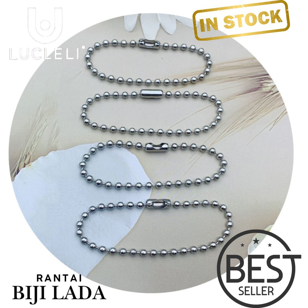 

(10 pcs) Rantai biji lada - kalung gantungan untuk kartu ucapan souvenir