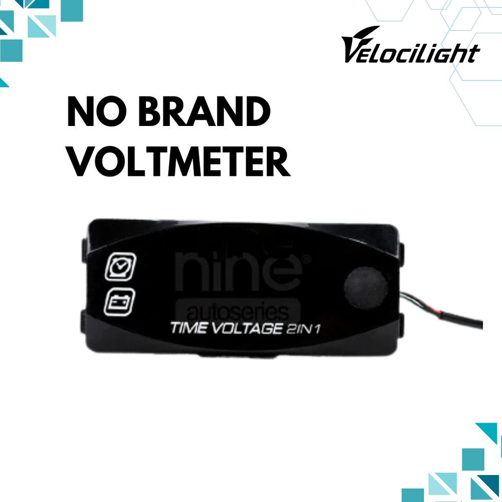 Termurah Voltmeter Ampere meter Digital LED Waterproof Alat Ukur Tegangan Aki Motor
