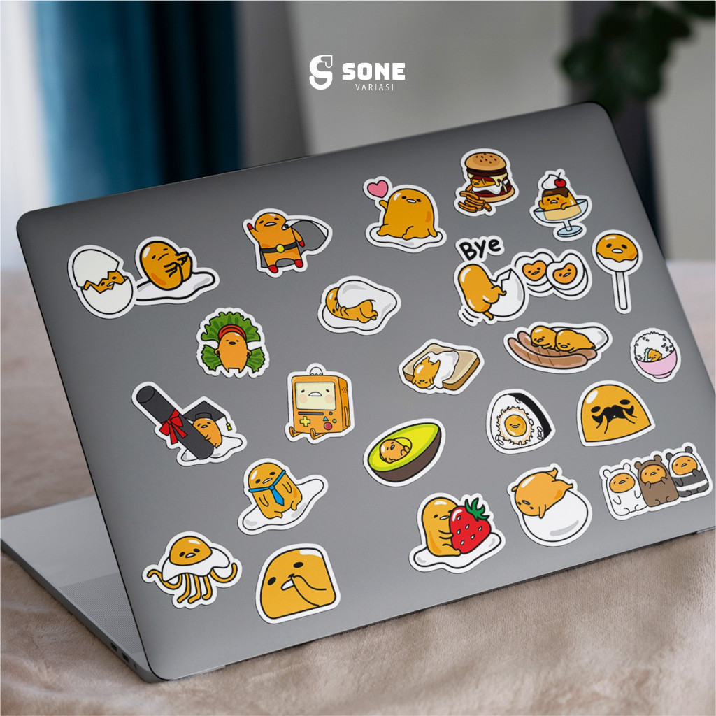 

Stiker Gudetama / Vinyl Waterproof Anti Air / Sticker Helm Buku Journal Koper Motor Casing HP Laptop Tumbler Botol Minum Sepeda IPad Tablet Polaroid Kulkas