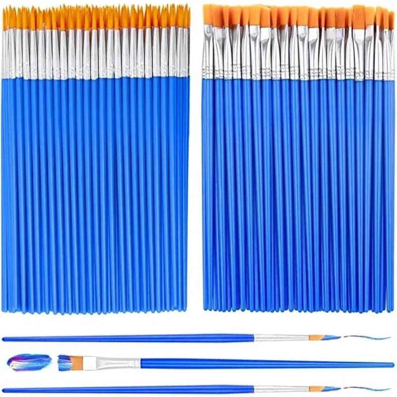 

Art Supplies Oil Painting Fine Number 20pcs/set Acrylic Arts Watercolor Home Handle Paint By Brush for Crafts Sewing Pen Nylon
