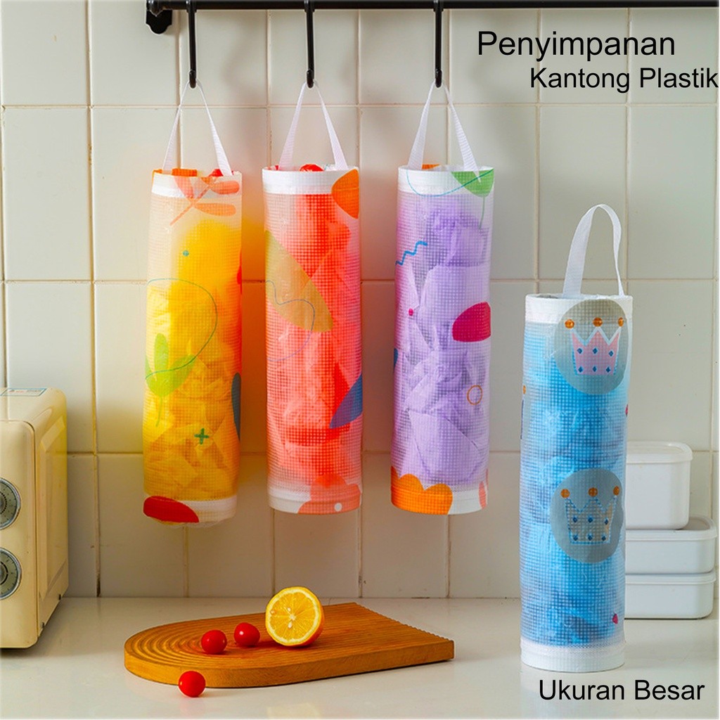 Tempat Penyimpanan Kantong Plastik Dispenser Plastik Ukuran Besar Kresek