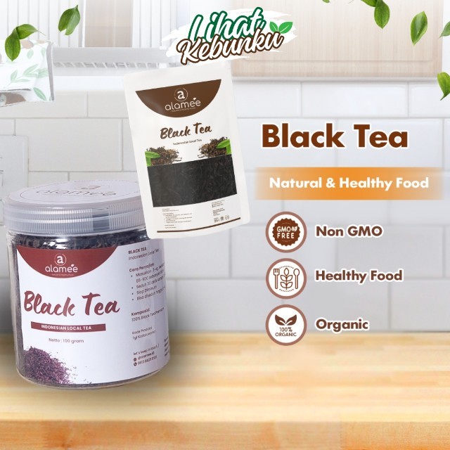 

Black Tea Teh Organic Bunga Kering Hitam Dried Alami Organik Herbal LIHAT KEBUNKU