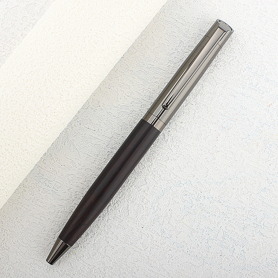 

Wood Ball Pen Commercial Metal Ballpoint Pens for School Office Core Ballpoint Pen Ink Blue