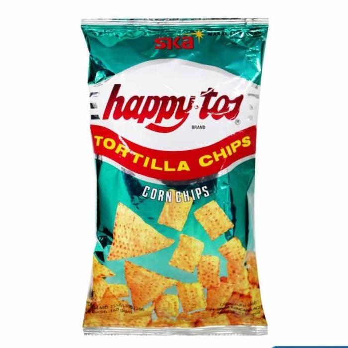 happy toss tortilla chips 160gr