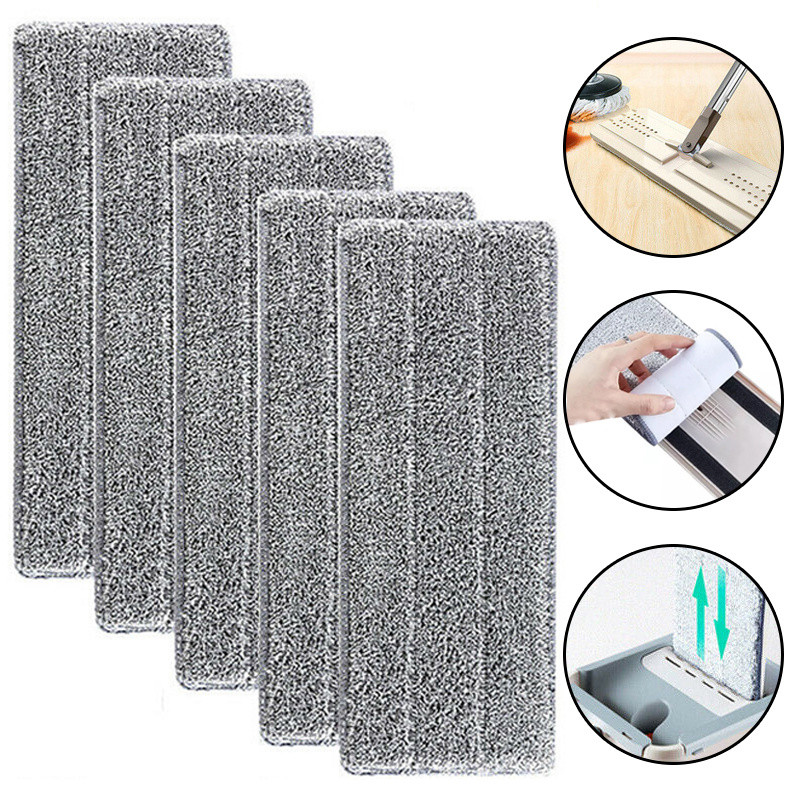

Replacement Microfiber Mop Pad Mops Clothes Home Washable Spray Mop Dust Mop Household Mop Head Cleaning Clothes Pad 33x12cm
