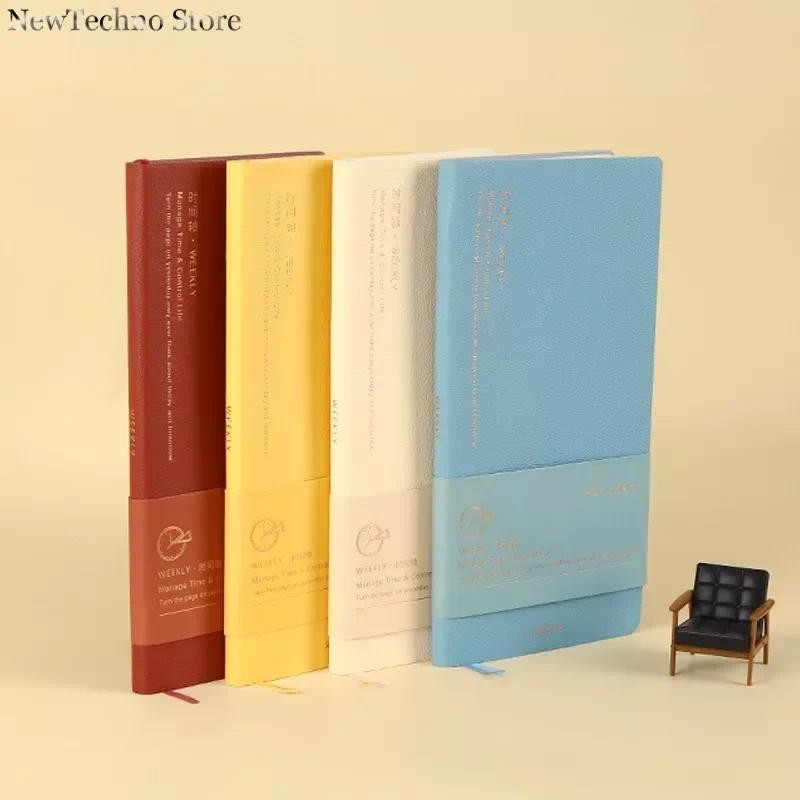 

2023 Agenda Schedule Daily Monthly Journal Book Portable Record Diary Planner Notepad SchoolOffic Kinbor Weekly Planner Notebook