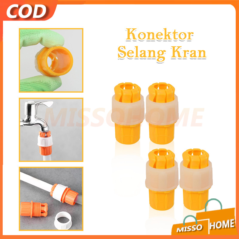 Konektor Selang Kran / Konektor Selang Sambungan Kran Air Fleksibel / Selang  conector penyambung kr