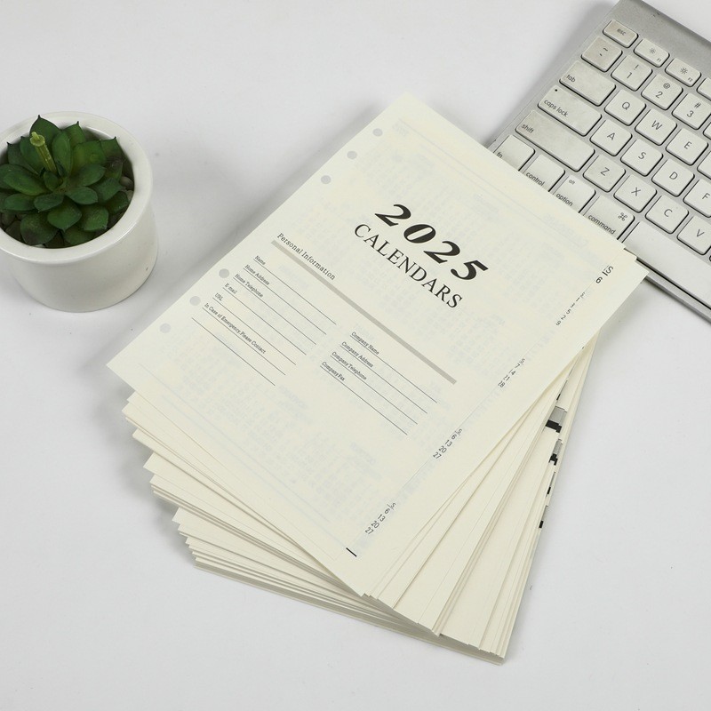 

A5 Agenda Daily Plannerr English 2025 Planner English Notebook Daily To Do List Loose-leaf Stationary