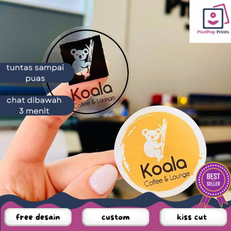 

Opikapip SBV 2-7 Print Cetak Stiker Logo Olshop Custom Sticker Label Makanan Anti Air Free Desain