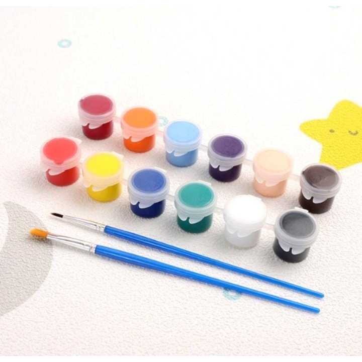 

Acrylic Colour Set 6 Warna - Cat Akrilik Kanvas Lukis Canvas Paint Acrylic Color 6 Ml
