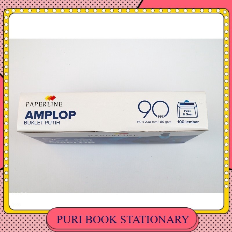 Amplop paperline 90/amplop paperline/amplop putih panjang/amplop 90