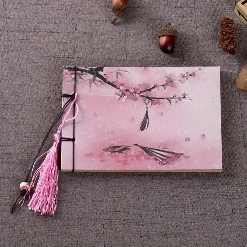 

Chinese Art Style Notepad Kraft Paper Notebook Retro Diary 60 Pages Notebooks and Notepads Writing Pads Office School Supplies