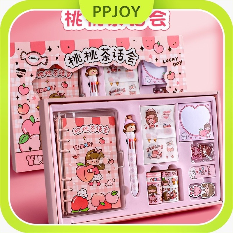 

Stiker Lucu 1 Set Box Tema Kartun Stiker Label untuk Buku Pegangan Diary Dekorasi DIY Stiker Spiral Elegan Bahan Buku Notebook