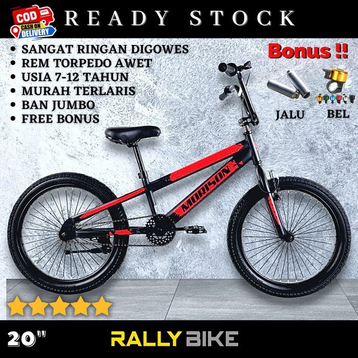 Sepedah Anak Laki Laki Bmx Ukuran 20 Inch 8 Tahun Murah