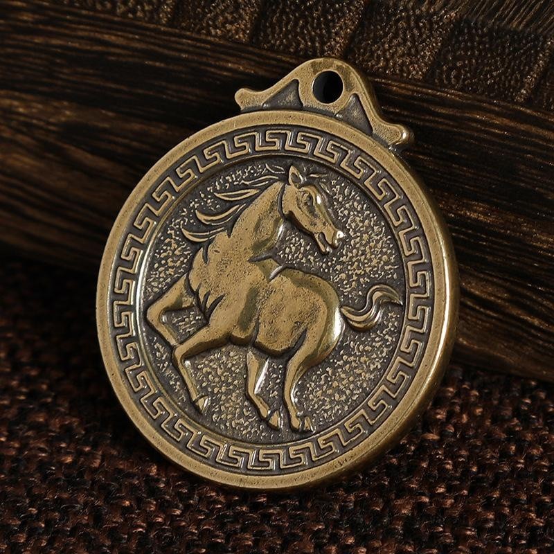 Liontin Shio Kuda Buka Aura Hoki Keberuntungan - Ornamen Fengshui