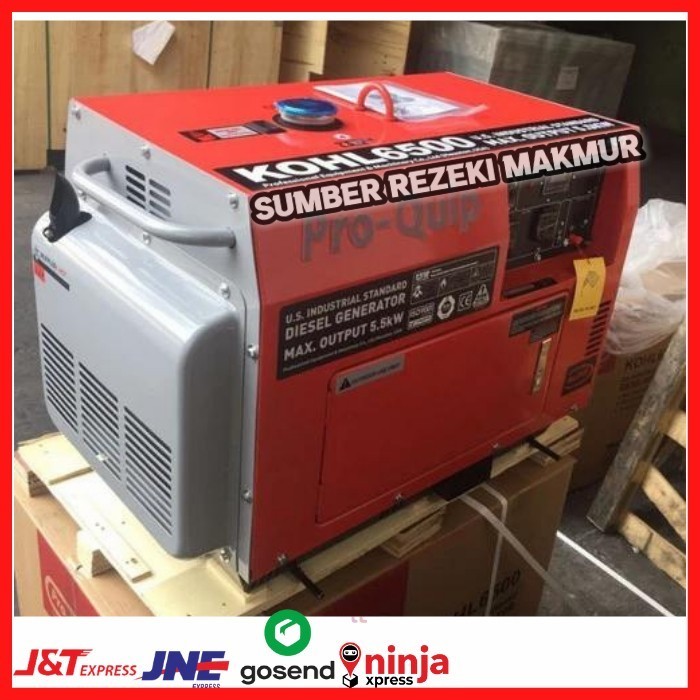 Genset Silent Diesel 6000 watt Proquip KOHL 6500 / Pro-quip KOHL6500
