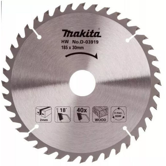 MODEL MAKITA Saw Blade 7 inch x 40T Mata Gergaji Circular - Mata Gerinda Kayu FUJIYAMA DAN YUKIDO