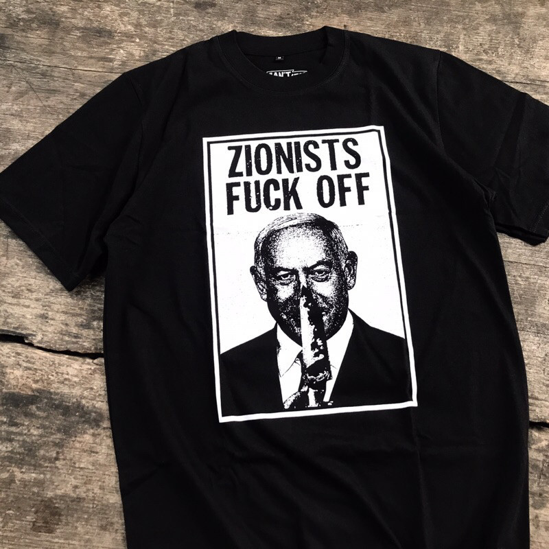 【COD】 WE CANT STOP ZIONISTS FUCK OFF TSHIRT BLACK KAOS
