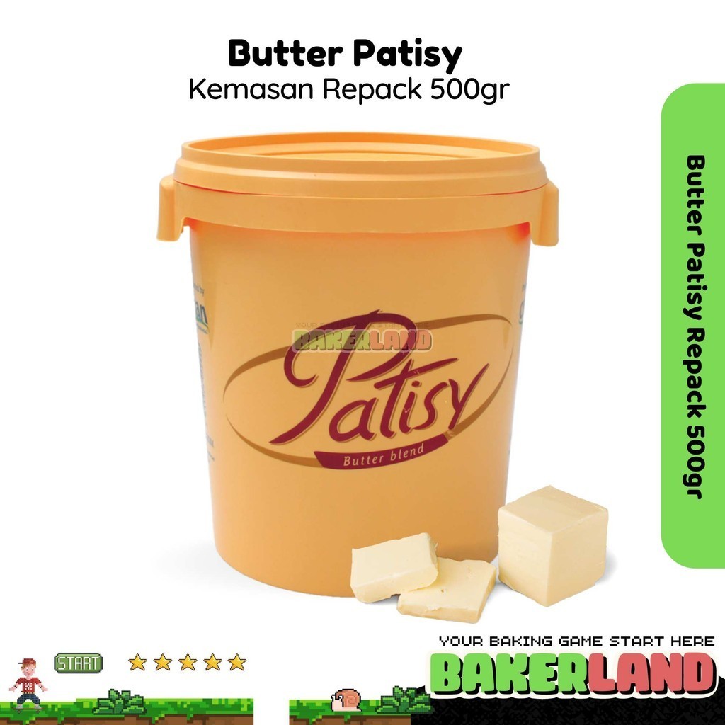 

Butter Patisy Repack 500gr / Buter Corman Repack 500gr / Butter repack / Mentega Repack