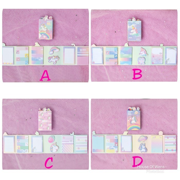 

STICKY NOTE UNICORN - MEMO UNICORN