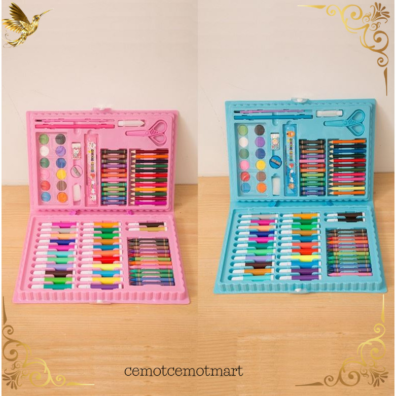 

Stationary Set isi 86 Pensil Crayon Warna Cat Air / Perlengkapan Sekolah Menggambar Anak / Alat Warna CMT