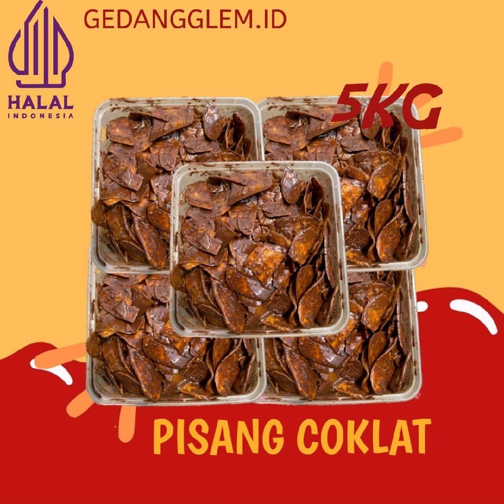 

PAKET USAHA 5KG KRIPIK PISANG COKLAT GEDANGGLEM Food Snacks