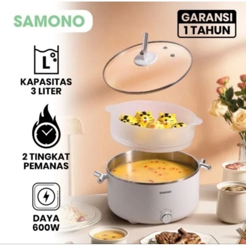 Panci Kukusan Samono SWDG 02 / Steamer Multifungsi Samono SWDG02
