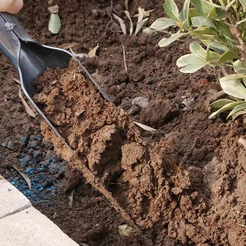 RB Sekop Tanah Baja Tebal Alat Pembuat Lubang Tanah Sekop Taman