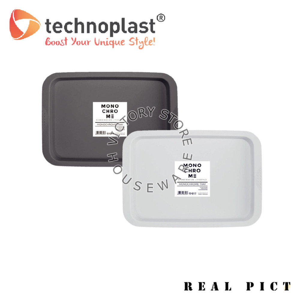 TECHNOPLAST Monochrome Nampan / Tray Monochrome Persegi Panjang