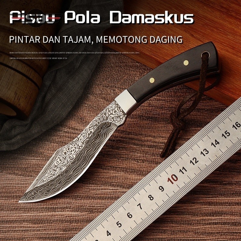 Pisau Super Tajam Jepang Pisau Luar Ruangan Impor Pisau Daging Pisau Daging Lipat Mini Dapur Keren D