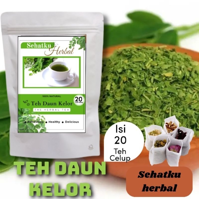 

Teh celup daun kelor,teh herbal,teh alami,obat susah kencingi,obat biduran,obat rheumatik isi 20 tea bag/celup