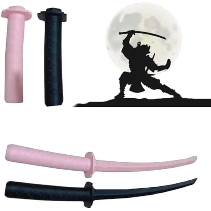 [LOGU] Mainan pedang-pedangan Samurai Katana, Sword Toys, Mainan pedang lipat simpan, Retractable ka