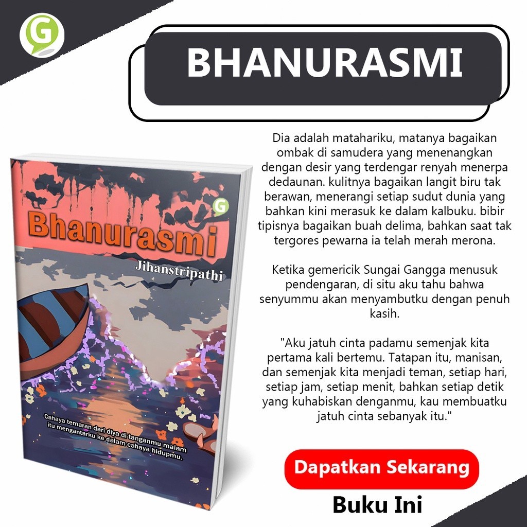 

[PROMO MURAH] Buku Novel Bhanurasmi Jihanstripathi - Guepedia