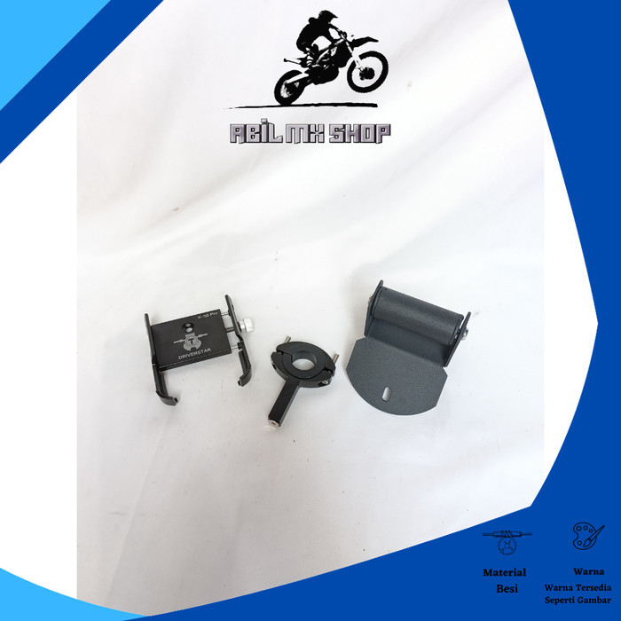 PAKET HOLDER HP BREKET BRACKET GPS HOLDER HP MOTOR YAMAHA NMAX NEW COVER STANG MOTOR NMAX BARU HOLDE