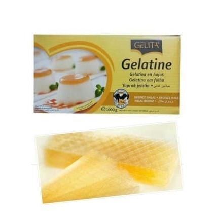 

Terbaru~ sukron_86 Gelatin sheet from germany 5 Lembar / gelatine sheet Halal