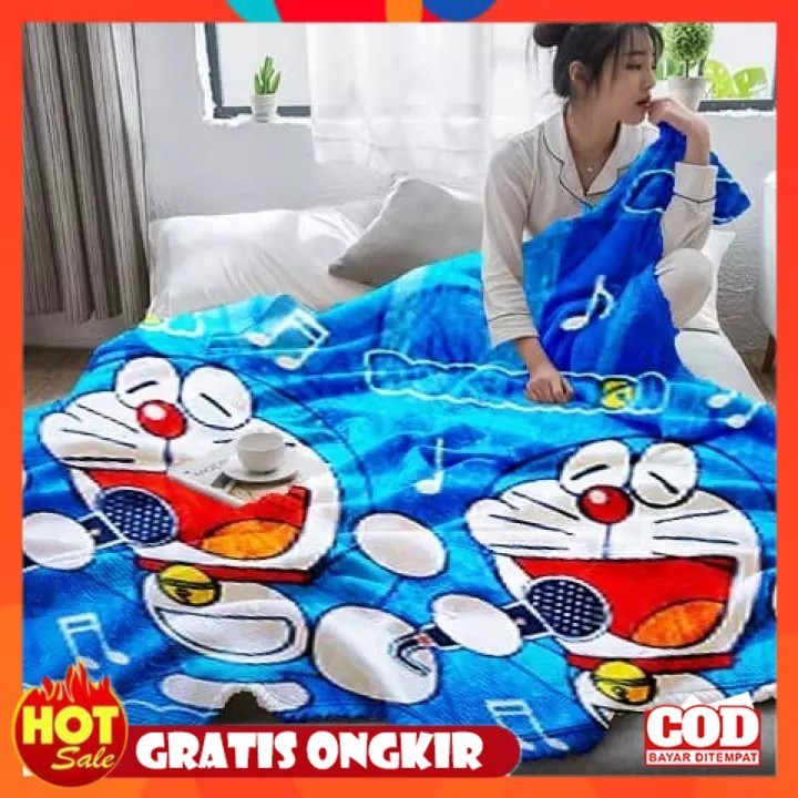 KAIN HALUS ADEM LEMBUT TEBAL / SELIMUT BULU KARAKTER / SELIMUT BULU TEBAL / SELIMUT BULU HALUS 125 X