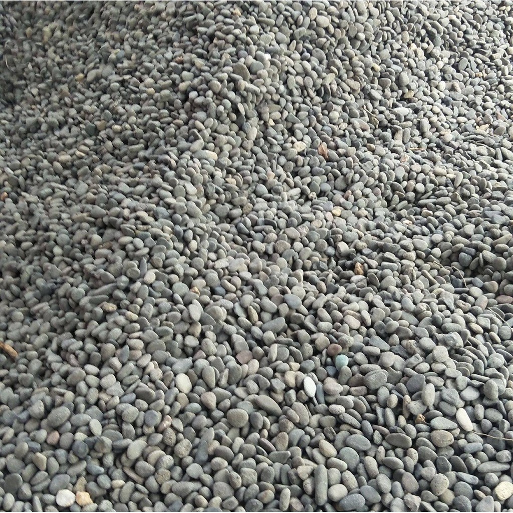 Batu alam hitam 1 kg ukuran kecil, batu koral hitam abu hiasan taman dan halaman rumah, batu aquariu