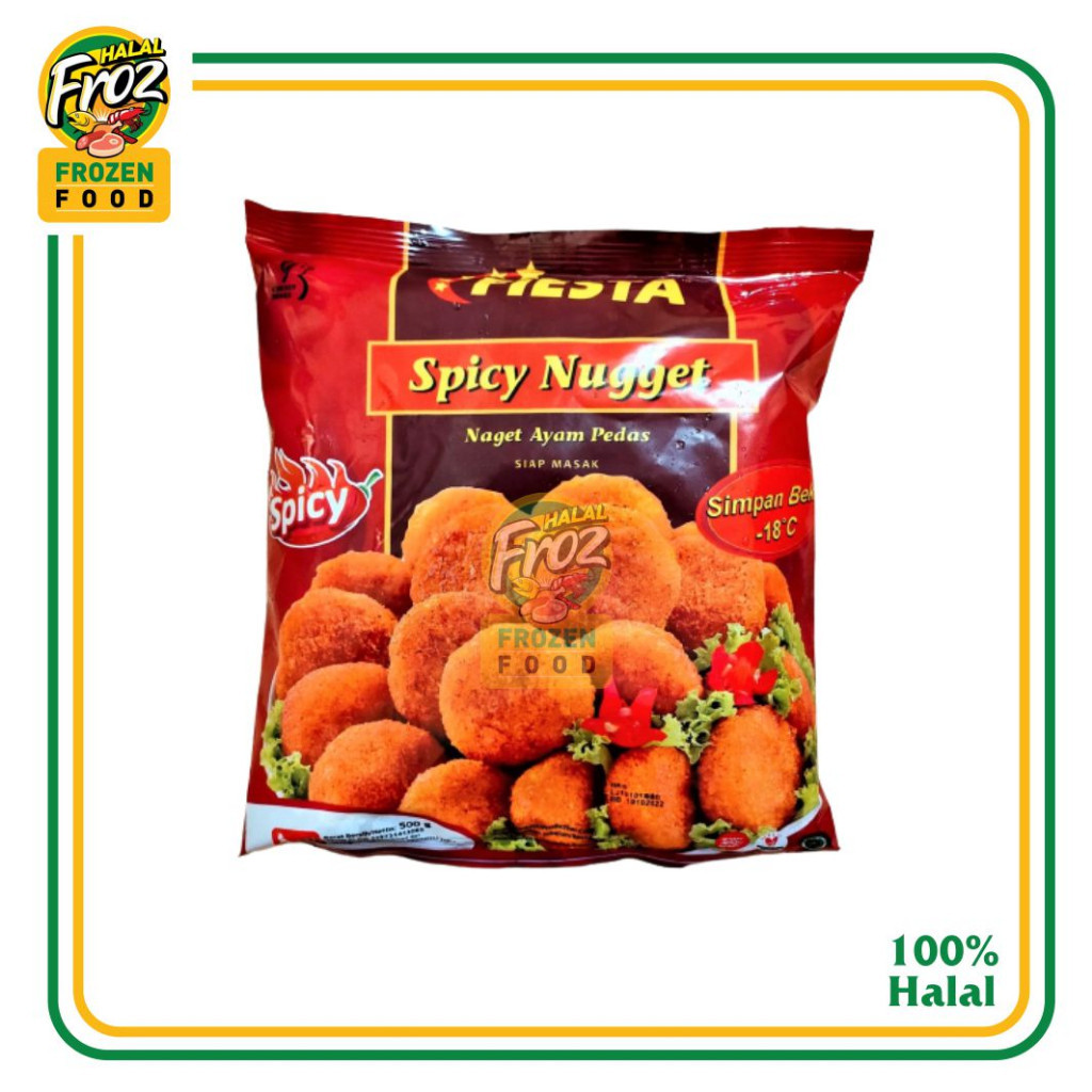 

Fiesta Spicy Nugget 500gr Gosend Ready, Paling murah, Terlaris