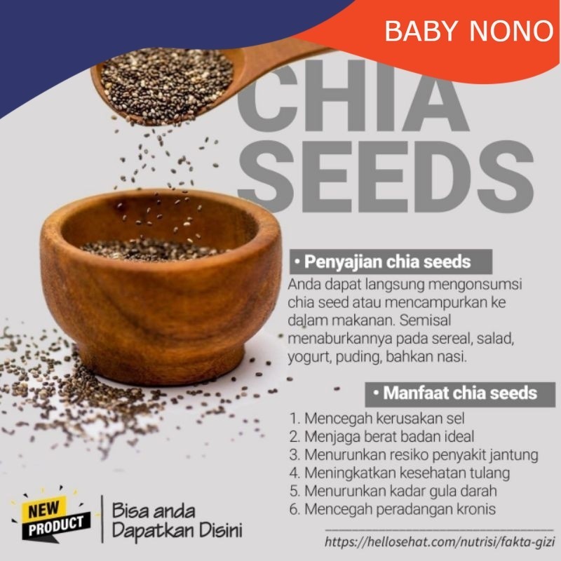 

ACEH.BABY111693 Black Chia seed Organik Peru 100gr