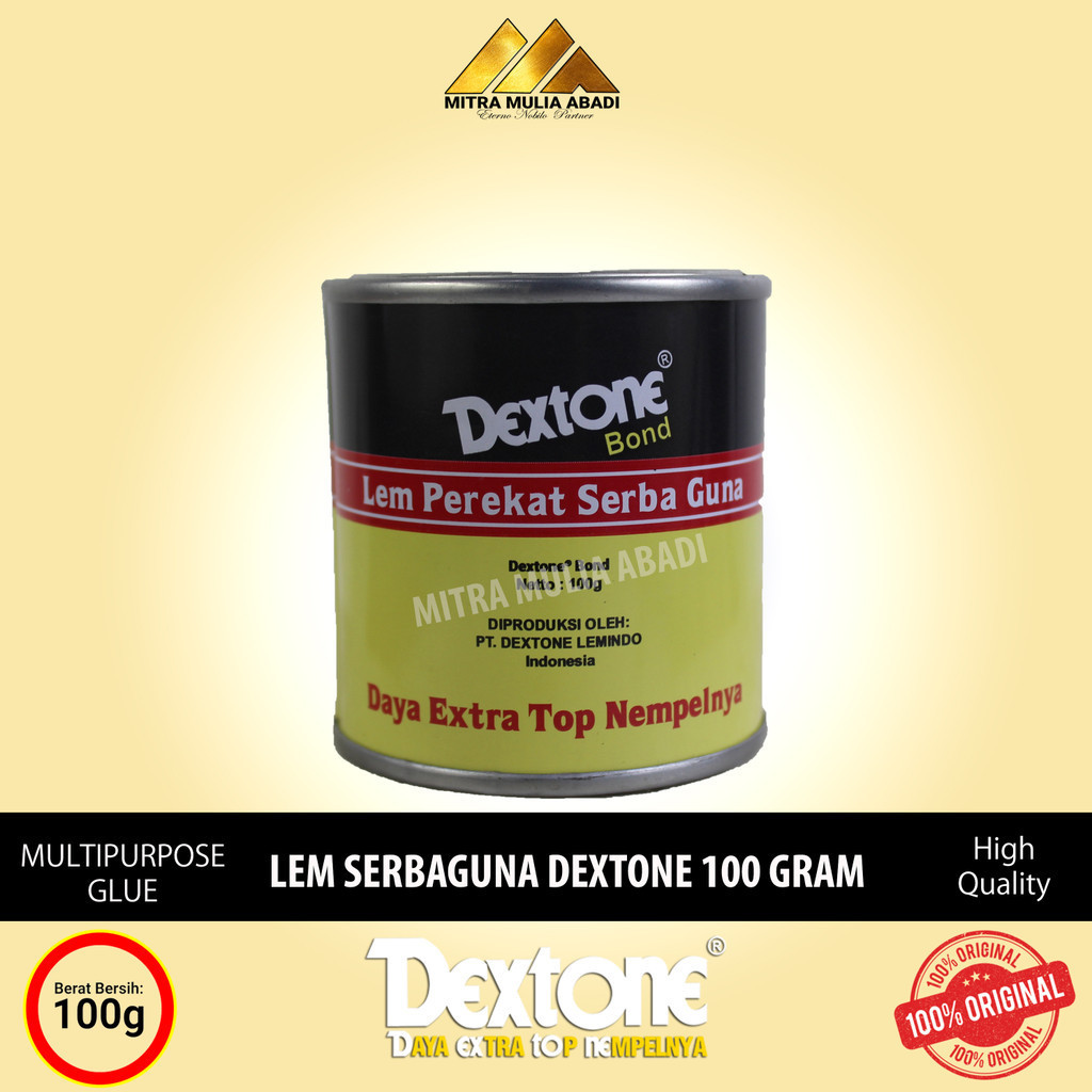 

Lem DEXTONE BOND Kaleng 100gram l Dextone AiBond Ai Bond Adhesive l Lem Sepatu & Lem kerajinan Sebaguna