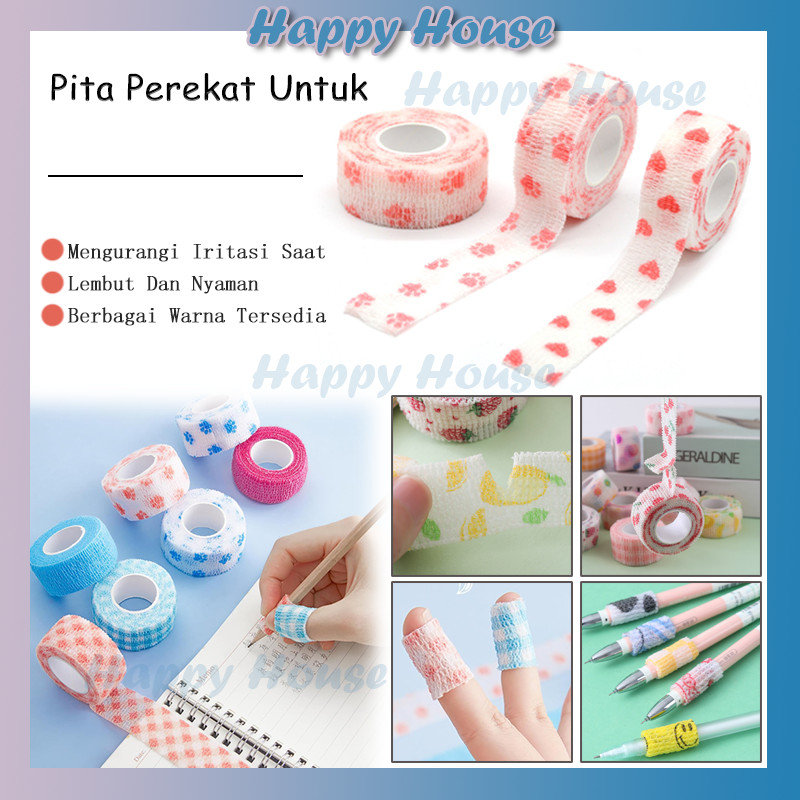 

Finger Protector Tape Pelindung Jari Tangan Lucu Cute Bandage / Wrist Tape / Pita Perekat Jari Untuk Menulis