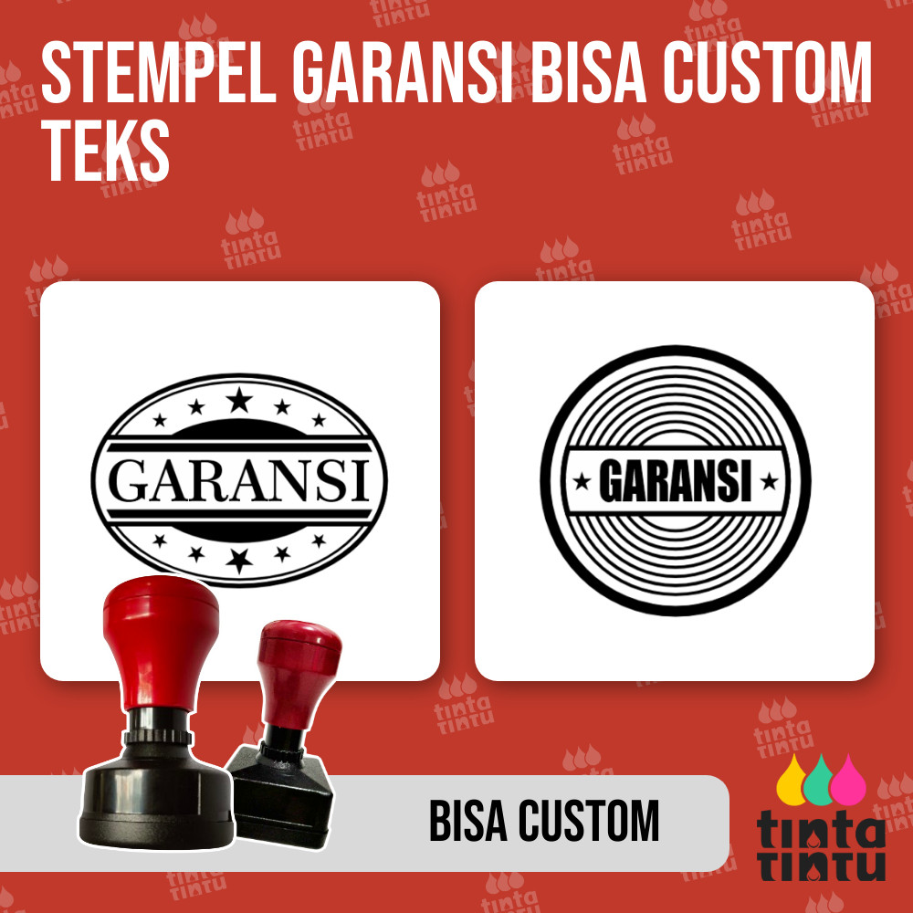 

Stempel Garansi Bisa Custom Teks