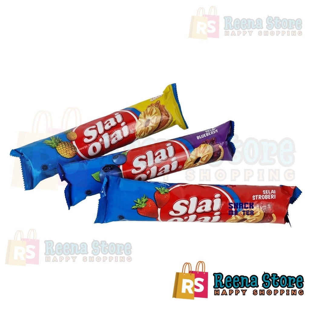 

Slai O'lai Roll - Netto 128gr (blueberry, nanas, strawberry) - Reena Store