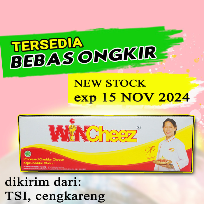 

Tfren99_ WINCHEEZ 2 KG - KEJU WINCHEEZ 2 KILOGRAM BLOK CHEESE CHEF JUNA win ok!